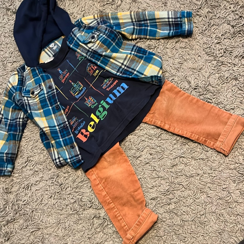 Fall inspired set 3/4T cat&jack and wonder nation